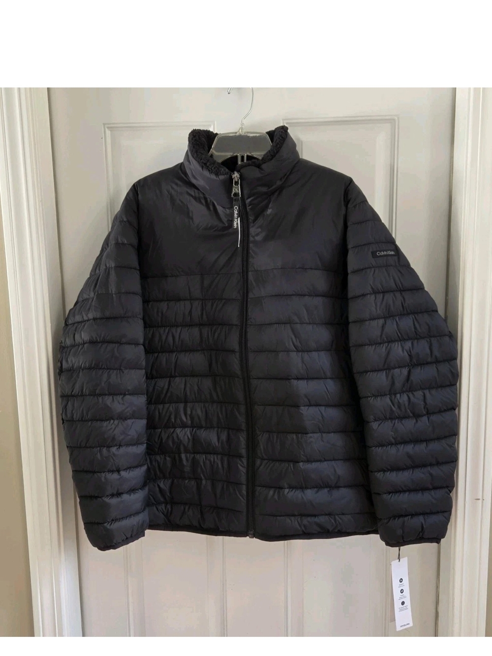 Calvin Klein Black Sorona Aura 7 Degrees Warmth Water Resistant Fleece Mens XL